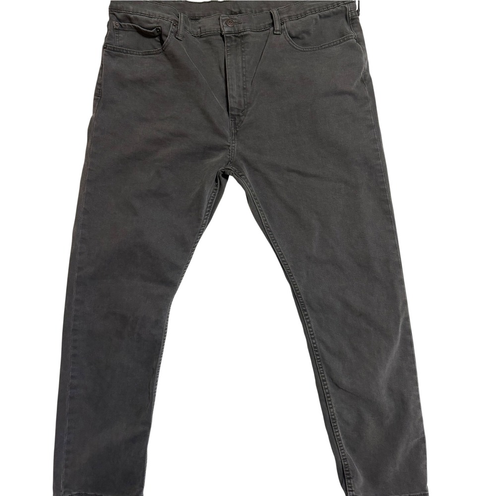 Levis 512 Slim Taper Jeans Mens 40x30 Charcoal Gray Stretch Denim Pants